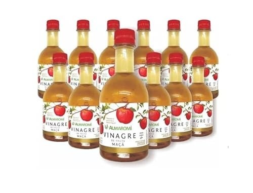 Kit 12un Vinagre De Maçã Almaromi 4% De Acidez 400ml Pet