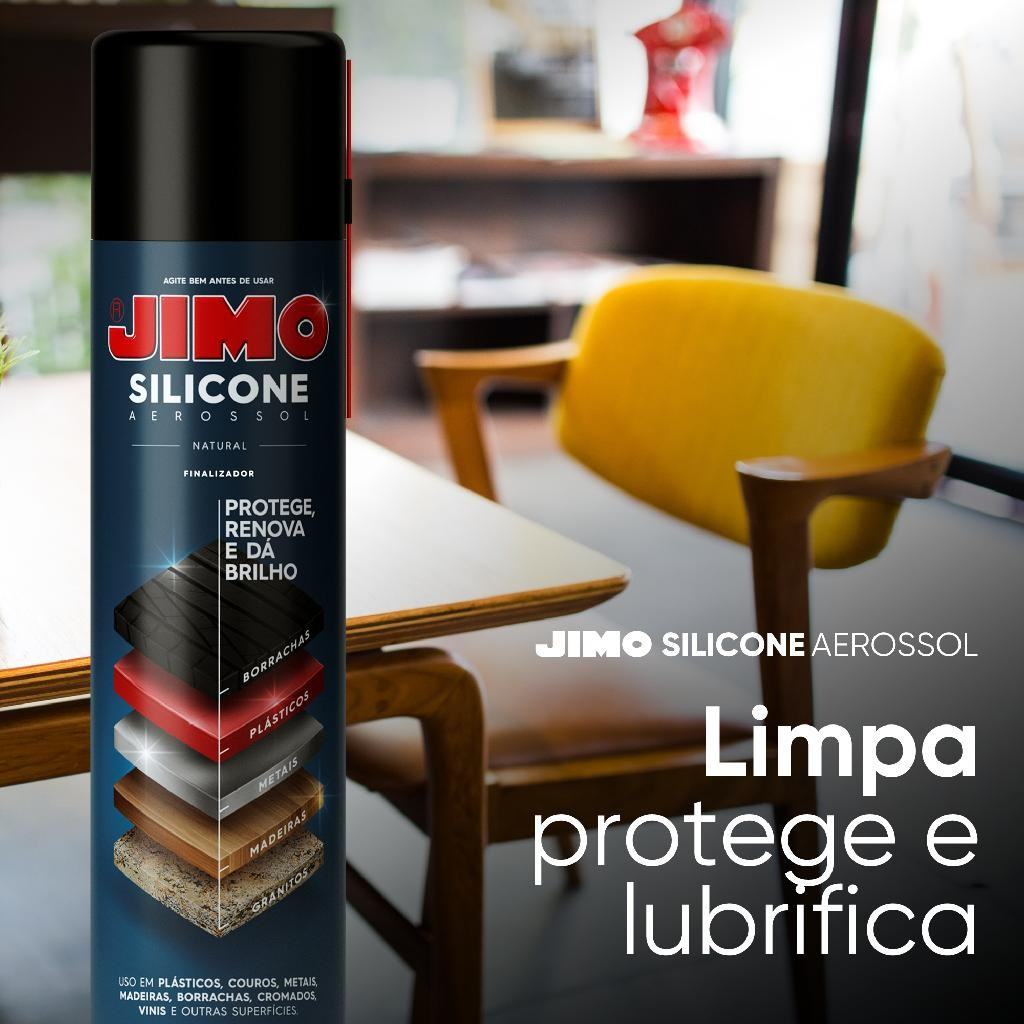 Jimo Silicone Aerossol: Brilho e Proteção em 400ml
