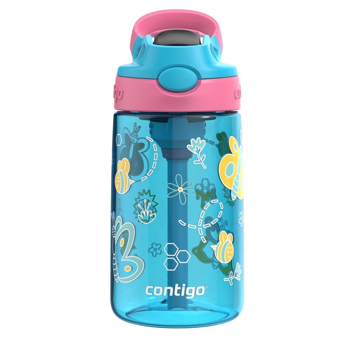 Contigo Garrafa Infantil com Canudo AutoSpout 400ml - Segura, Prática e Sem BPA