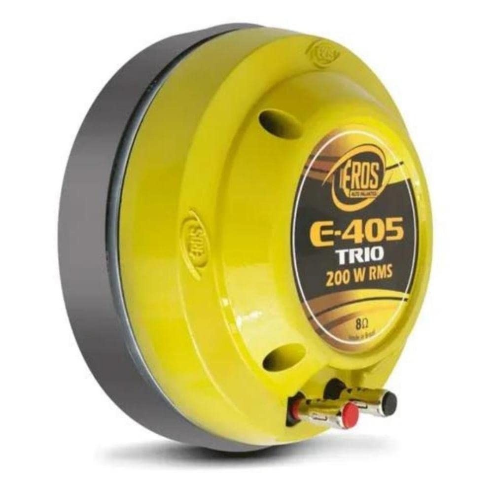 Driver de Corneta Eros E-405 Trio Fenólico 200W RMS - Som Potente e Profissional