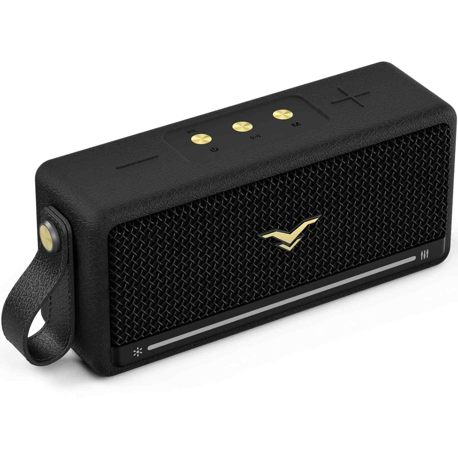 Caixa de Som Bluetooth 40W: Graves Potentes, IP67, TWS e Luzes LED | Portátil e à Prova d'Água