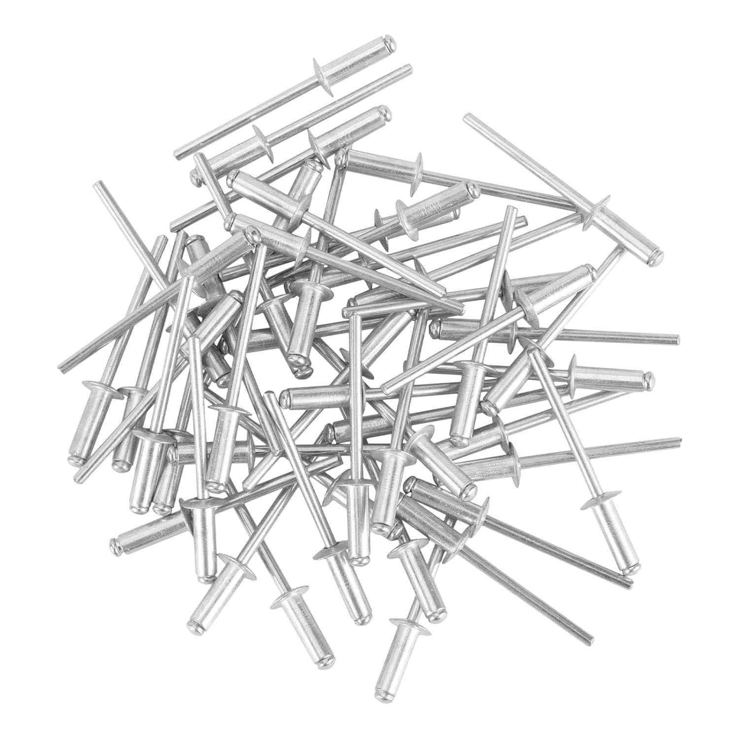 Rebites de Repuxo MTX 4.0x12mm: Fixação Rápida e Segura (50 Peças)
