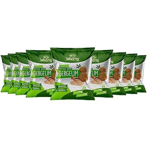 Kit 20x Biscoito de Proteína Sabor Gergelim Wheyviv 45g