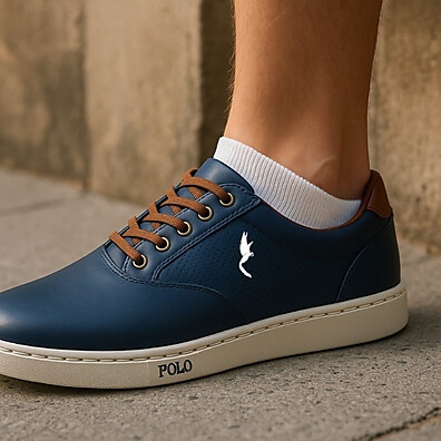 Tênis Polo Blu Casual Masculino com Carteira - Conforto e Estilo do 37 ao 46