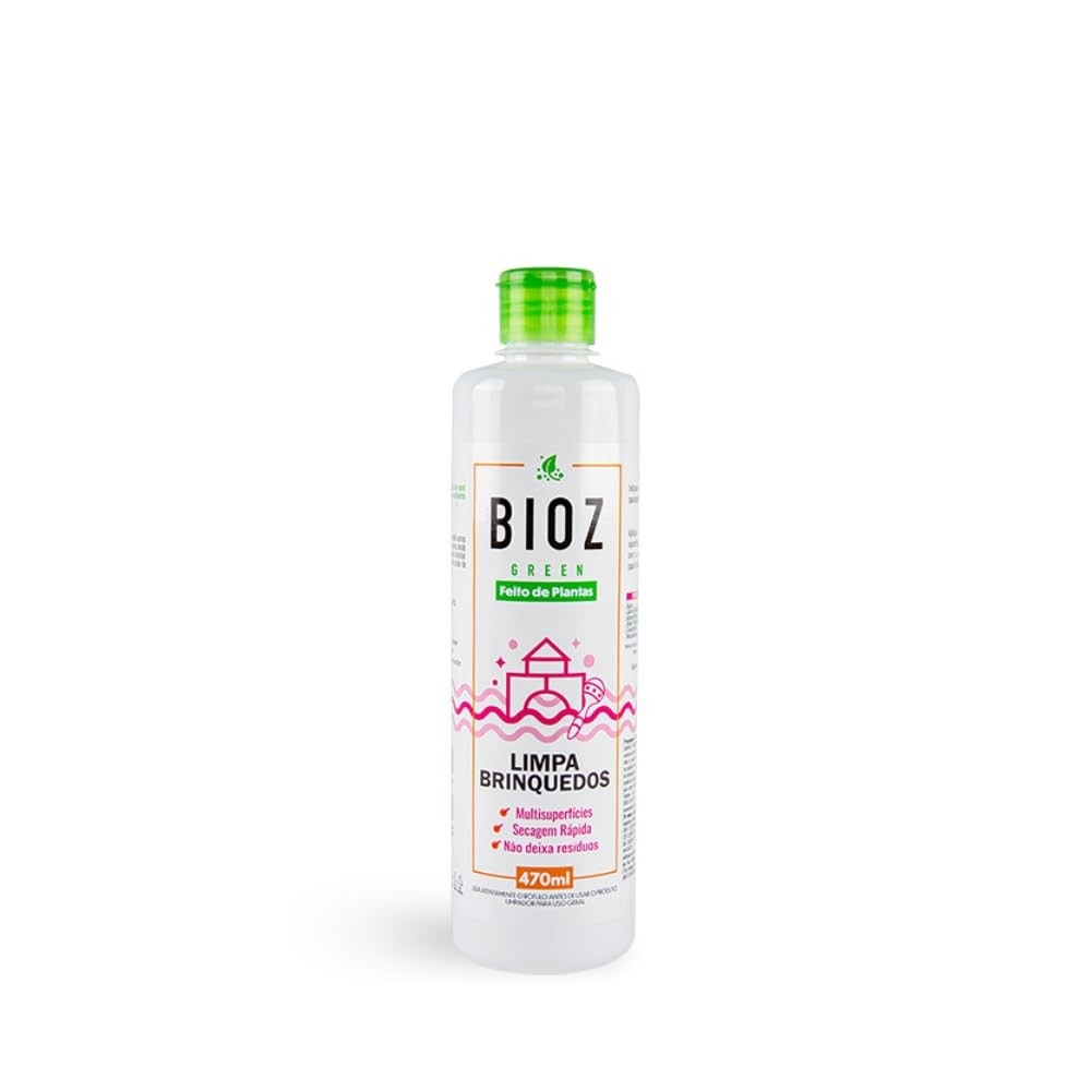 Limpa Brinquedos 470ml Bioz Green - Segurança Natural para Brinquedos Infantis