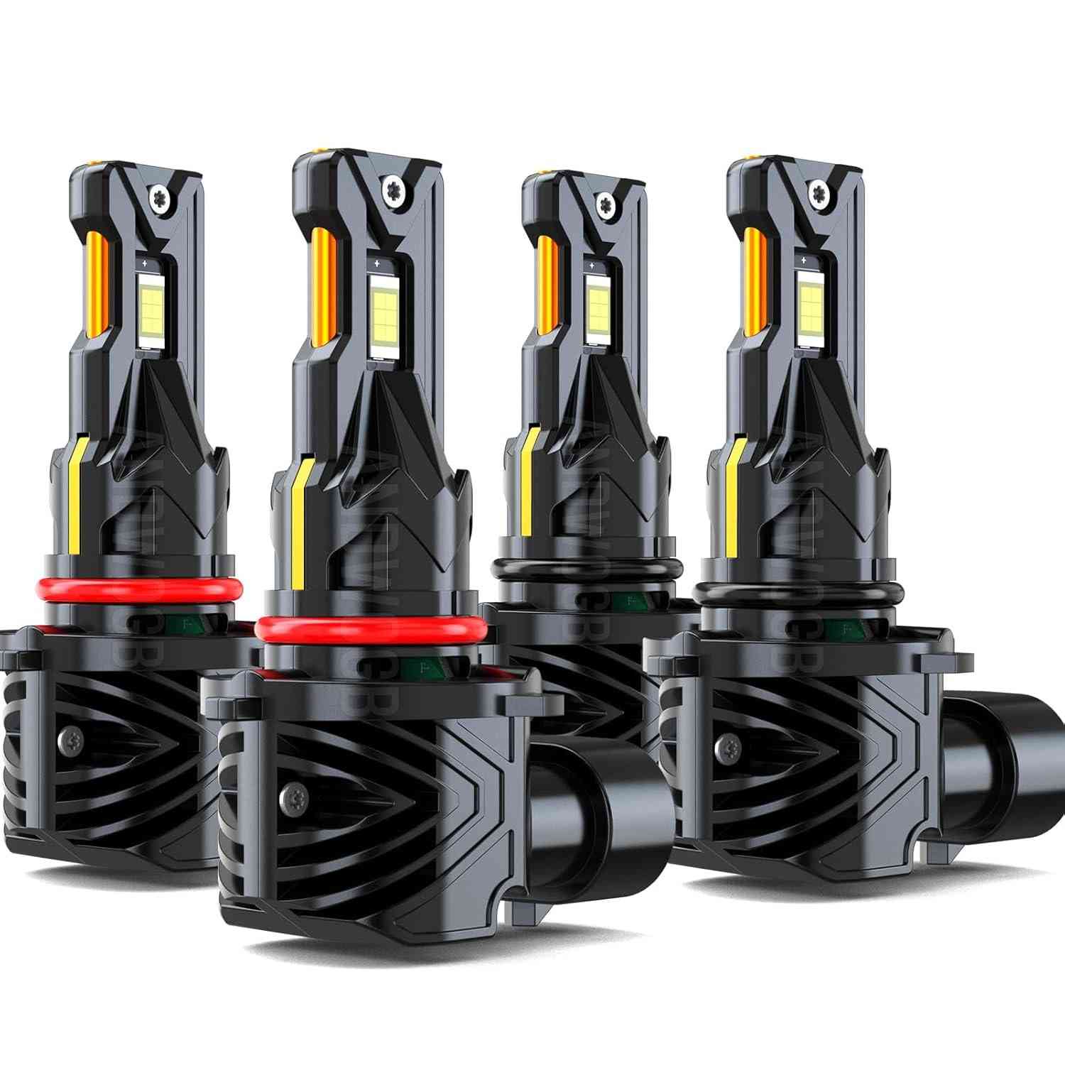 Kit 4 Lâmpadas LED Toyota Corolla 2001-2013: 48000 Lúmens, 800% Mais Brilho - Farol Alto e Baixo