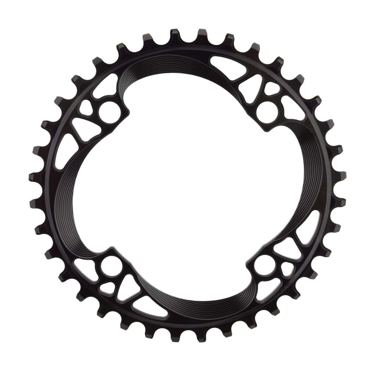 Anel Coroa Absolute Black 104 BCD N/W 36T 4B - Performance e Durabilidade para sua Bike