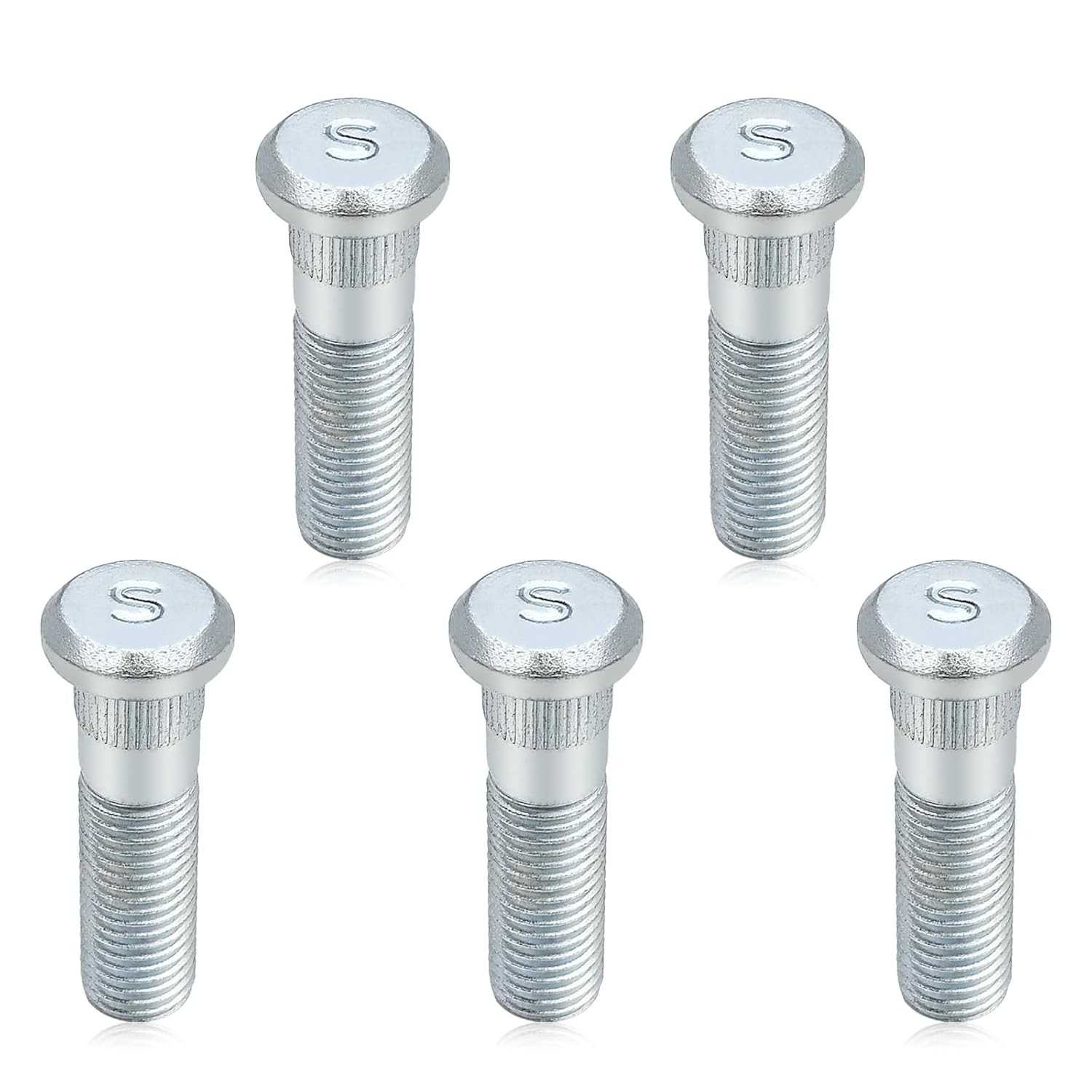 Parafusos de Roda M12x1.50 48mm - Compatibilidade Ampla Toyota & Scion | Kit 5 Peças