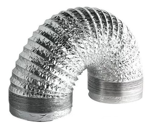 Duto Aluminizado Flexível 200mm 8 Pol 5 Metros - Alta Performance e Versatilidade