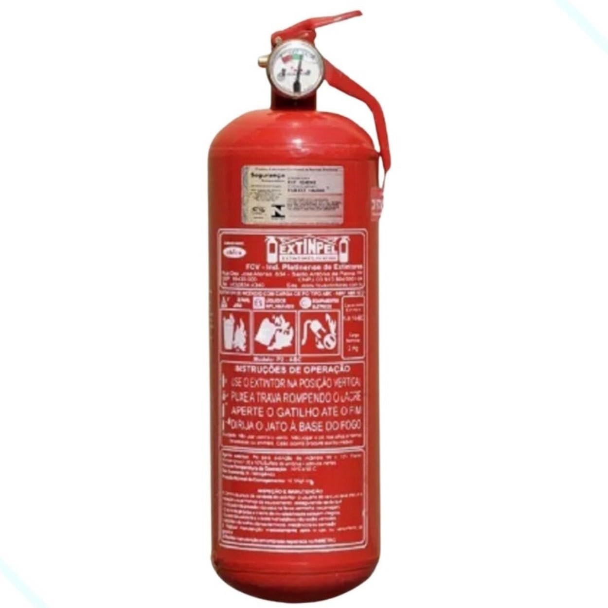 Extintor de Incêndio Pó 2kg ABC: Segurança Essencial com 5 Anos de Validade