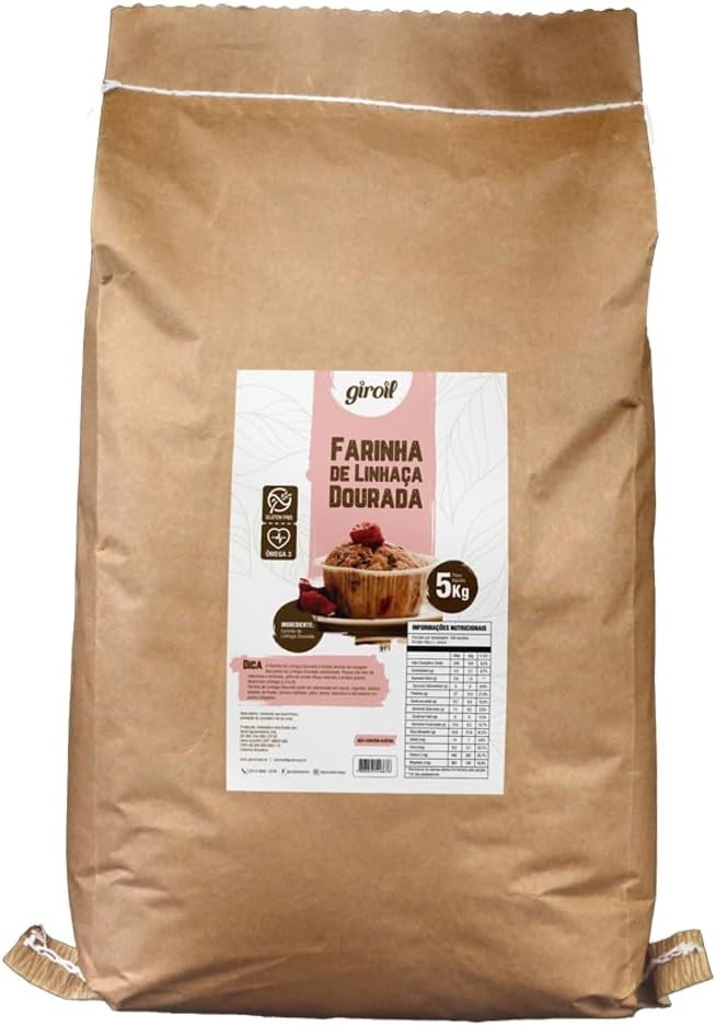 Giroil Farinha De Linhaça Dourada - 5 Kg