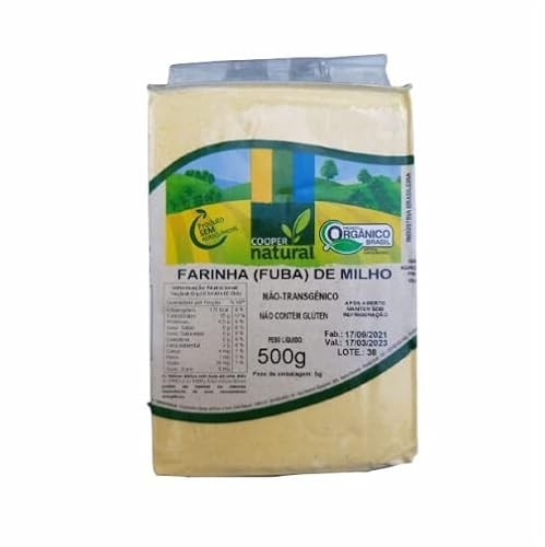 Kit 2X: Farinha de Milho Amarela Orgânica Coopernatural 500g