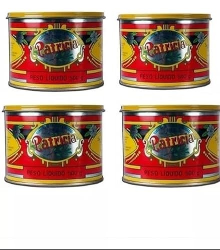 Manteiga Mineira Patricia com Sal, Kit com 6 Latas, 500g cada