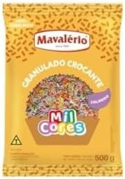 Granulado Crocante Colorido 500g Mil Cores