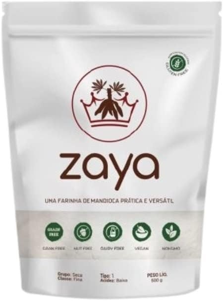 Kit 3X: Farinha Zaya Integral e Sem Glúten 500g
