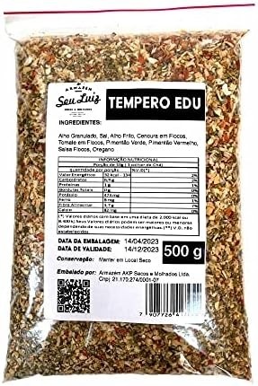 Tempero Edu Importado 500g