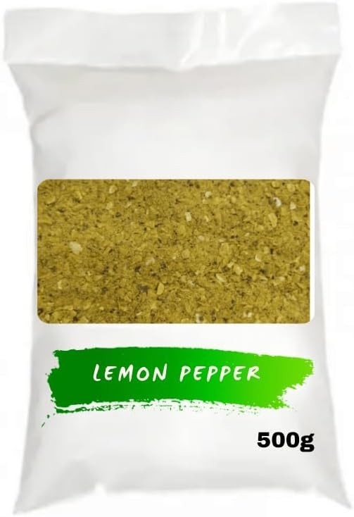Tempero Lemon Pepper, Condimento Natural, 500g