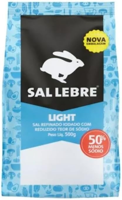 Sal Light Lebre Refinado 500g