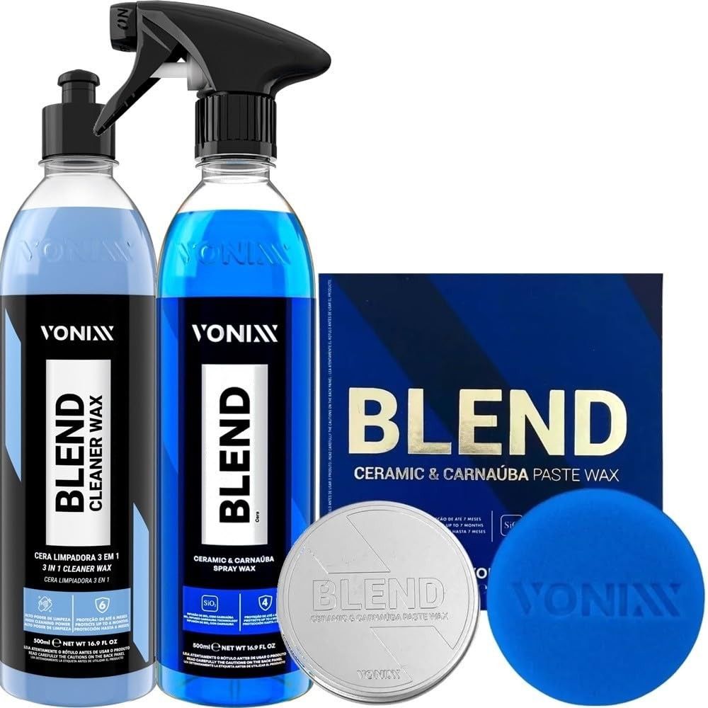 Kit Blend Spray 500ml Vonixx Blend Cleaner 500ml Vonixx Blend Paste 100ml Vonixx