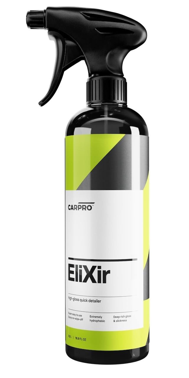 Carpro Elixir Quick Detailer 500ml: Brilho Intenso e Proteção Duradoura em Minutos!