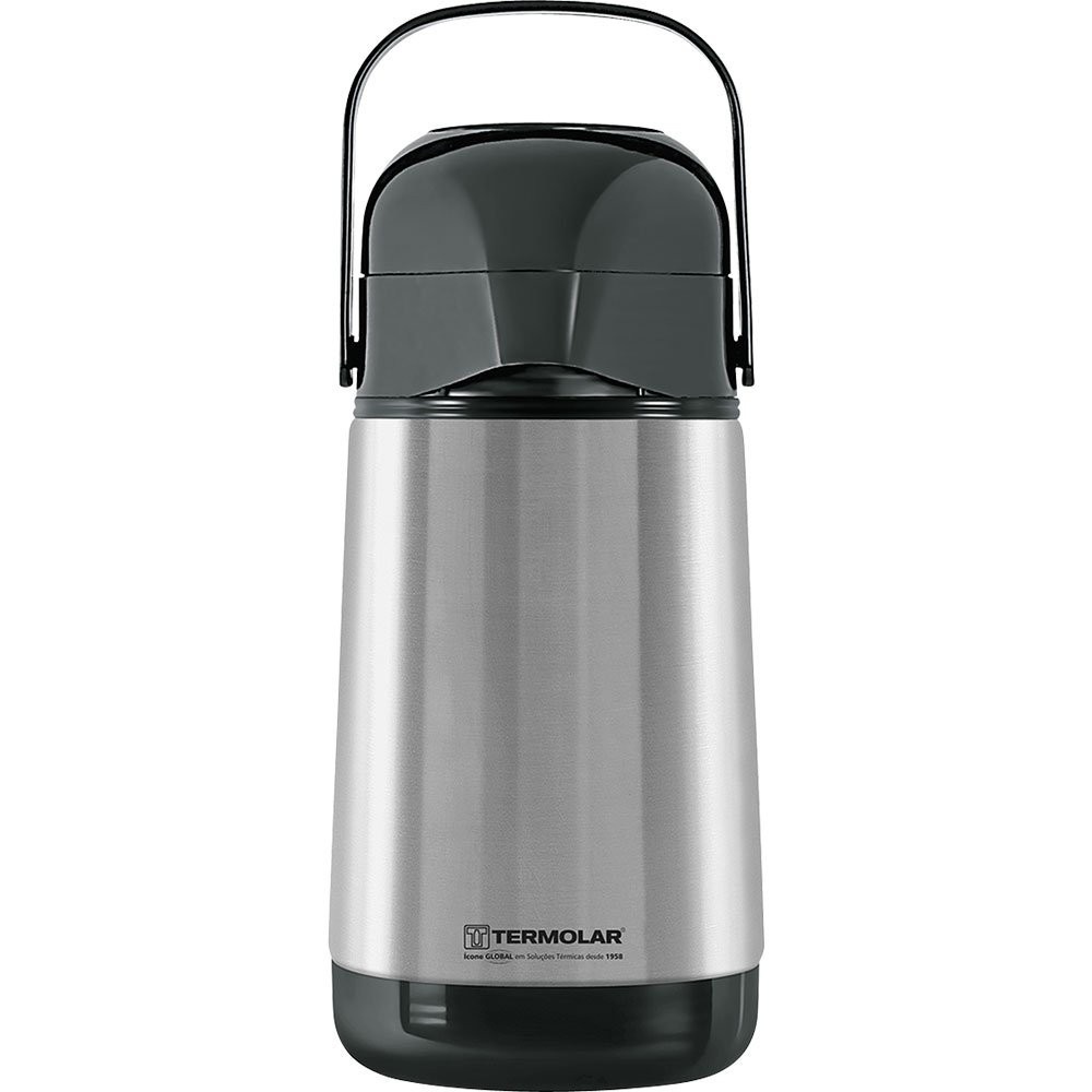 Garrafa Térmica Lúmina 500ml Inox - Conservação 12h Quente e 24h Frio com Sistema Antivazamento
