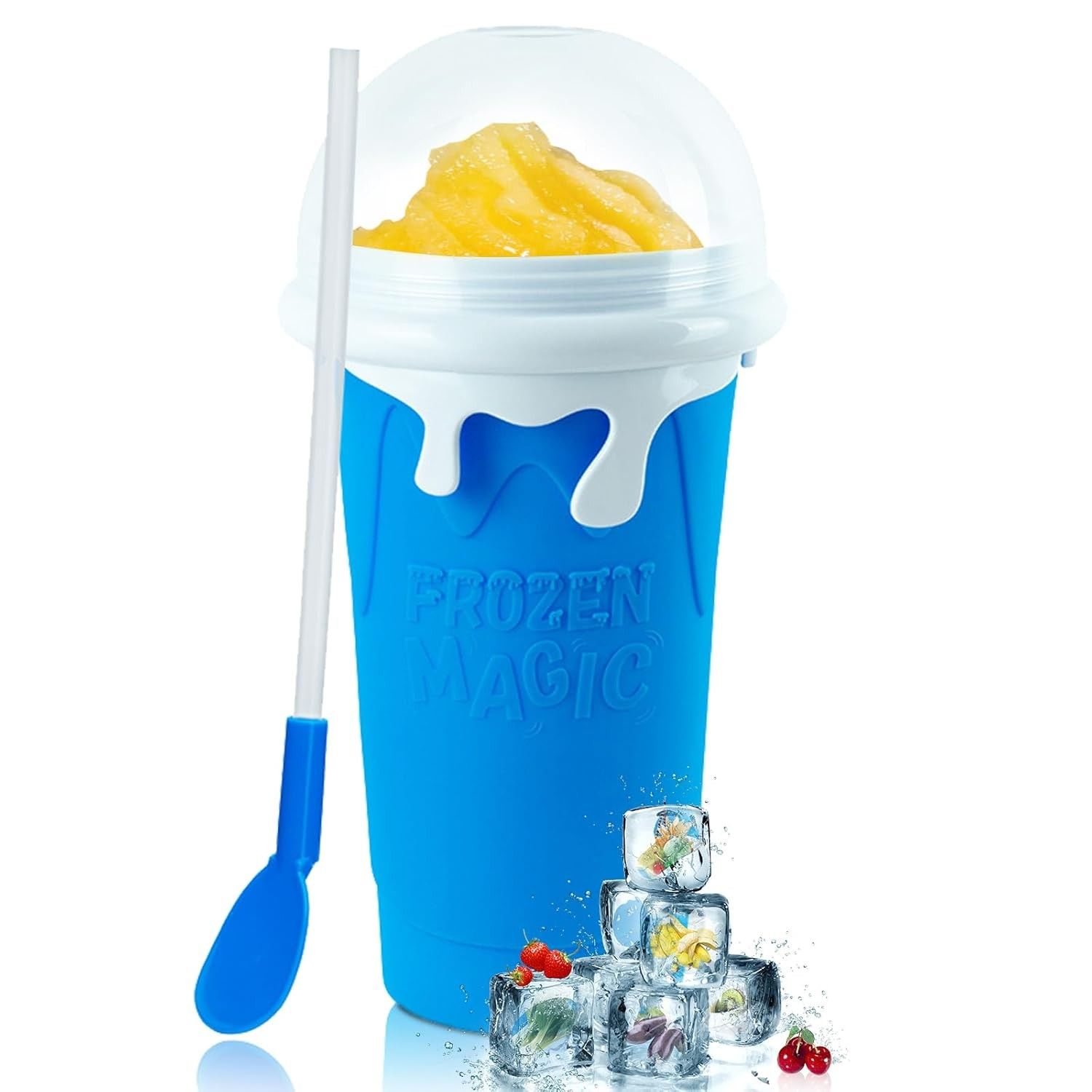 Copo Raspador Mágico ROEDEER - 500ml | Faça Raspadinhas Geladas em Casa com Bebidas Favoritas