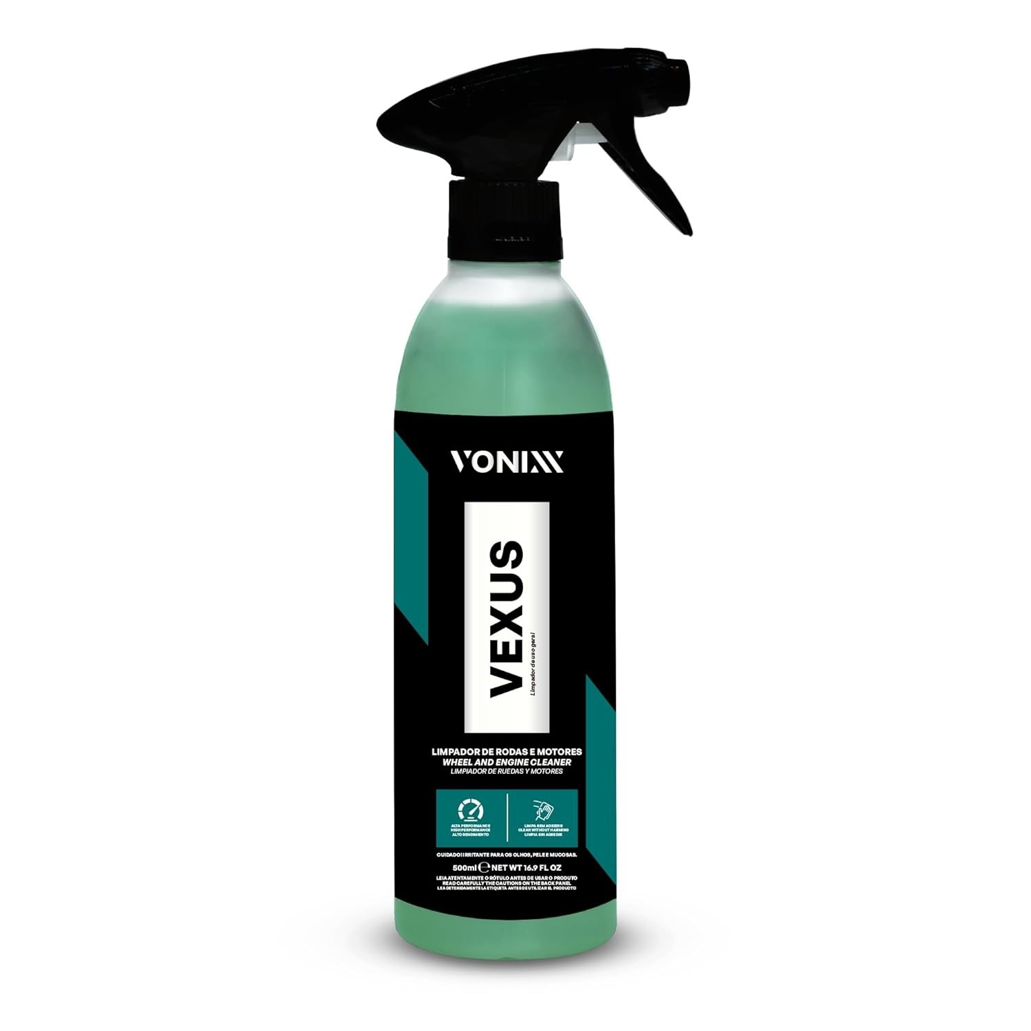 Vexus Limpador de Alta Performance 500ml: Rodas e Motores Impecáveis