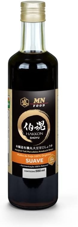 Kit 3X: Shoyu Orgânico Suave MN Food 500ml