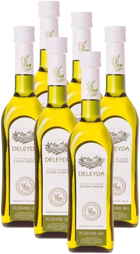 Kit 6X: Azeite Extra Virgem Chileno Classic Deleyda 500ml