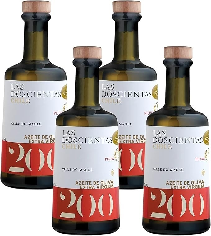 Azeite Oliva Extra Virgem Chileno 500ml Picual (4 x 500ml)