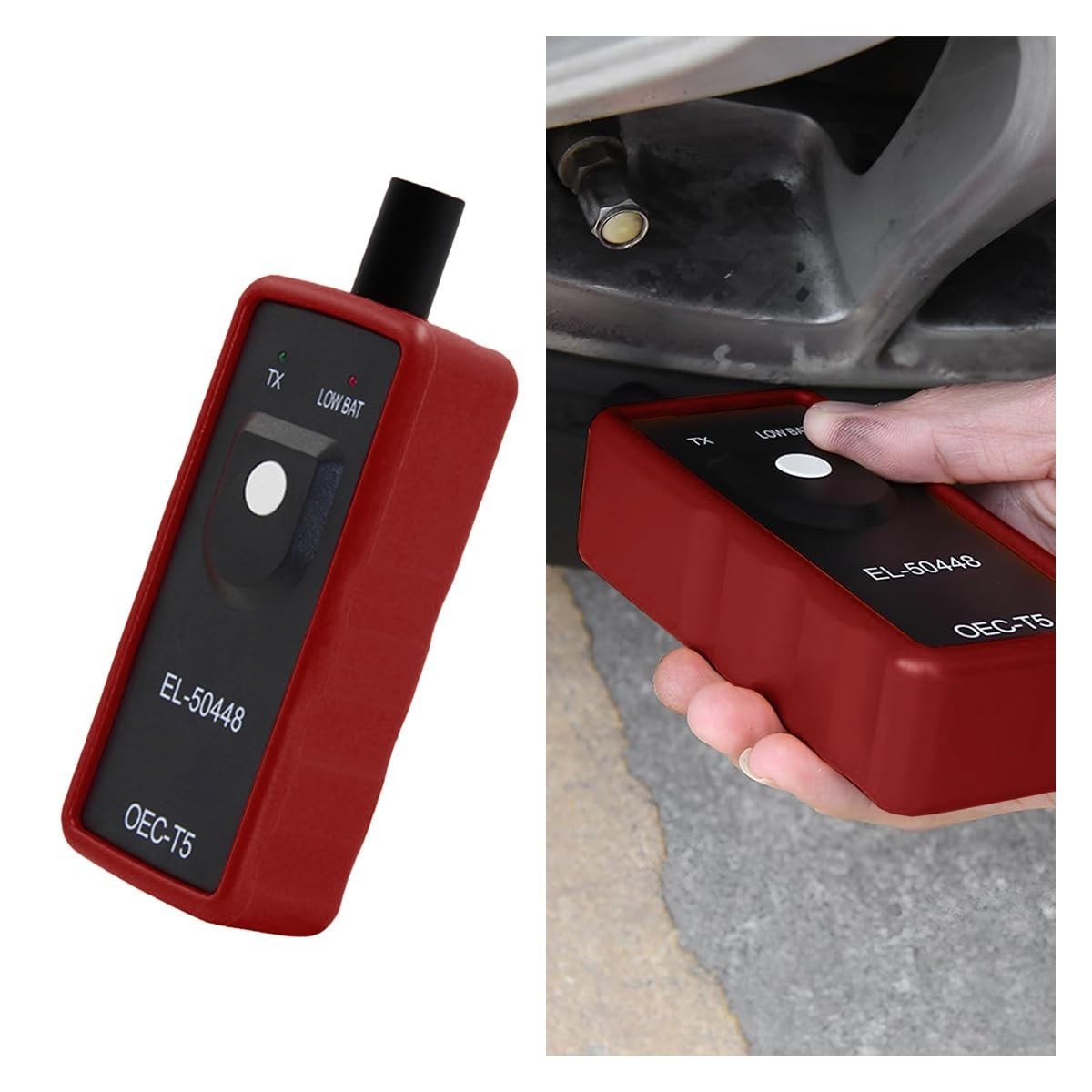 TPMS Relearn Tool, OEC-T5 EL-50448 Ferramenta de reposição do sensor do sistema de monitor de pressão dos pneus, ferramenta de ativação de treinamento de programação para veículos da série GM/Cadillac