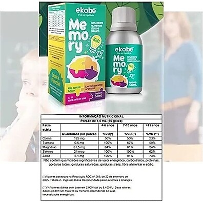Focus Kids Ekobé: Memória e Atenção 50ml