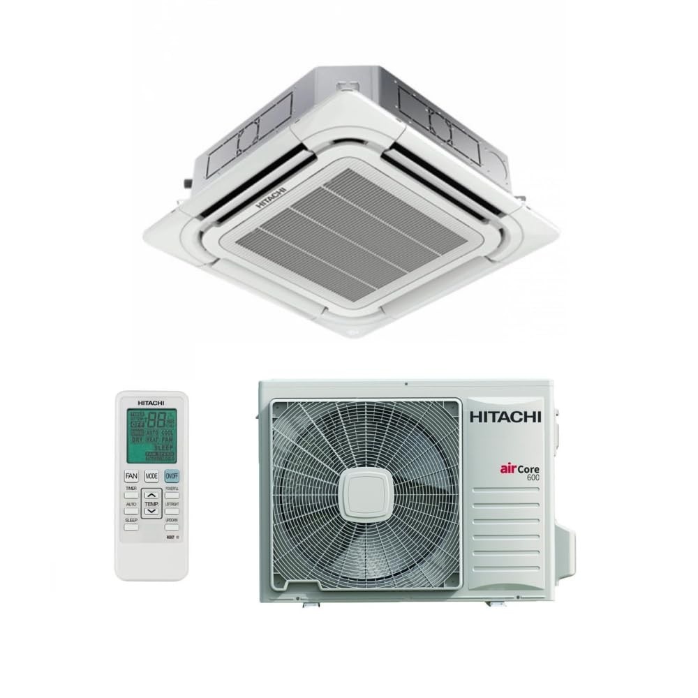 Ar Condicionado Split Cassete Inverter Hitachi 56000 Btus – Climatize com Eficiência e Estilo