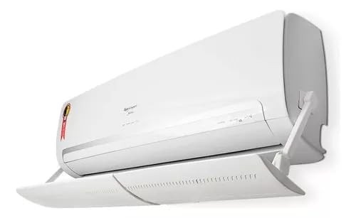 Defletor Ar Condicionado com Regulagem de Ângulo - 57 a 103cm | Evite Ventos Diretos Incômodos