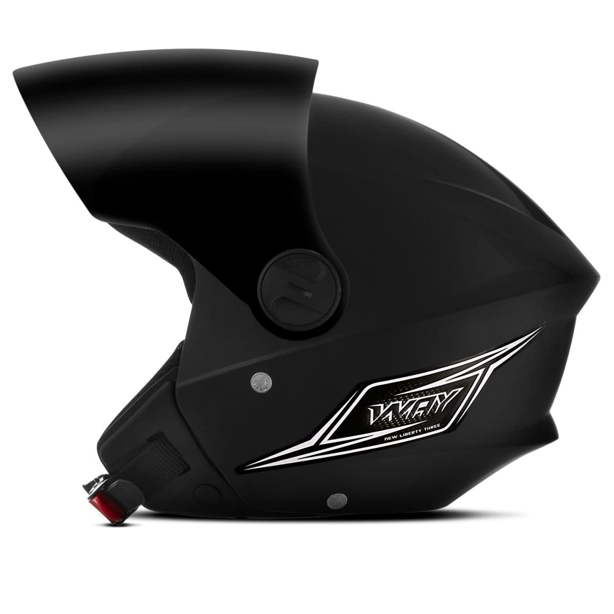 Capacete Aberto Mixs Way Preto Fosco TAM 58 com Viseira Fumê: Segurança e Estilo para Você!