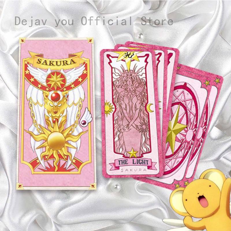 59Pcs Kuro Card Box Anime Magic Girl Sakura – Jogo de Cartas Ilustradas
