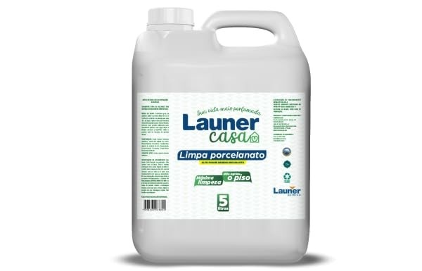 Limpa Porcelanato Profissional Concentrado 5L - Limpador de Alto Rendimento para Pisos, Mármore e Cerâmica com Fórmula Versátil e Segura
