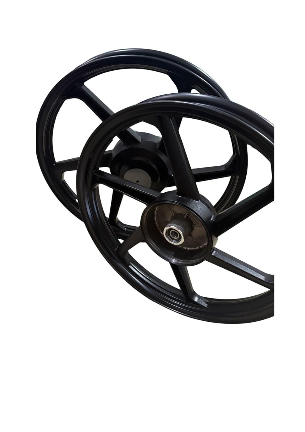 RODA DE LIGA LEVE 1.60X18/11.85X18 6 PALITOS YBR 125 FACTOR 2013 (PAR) PRETO