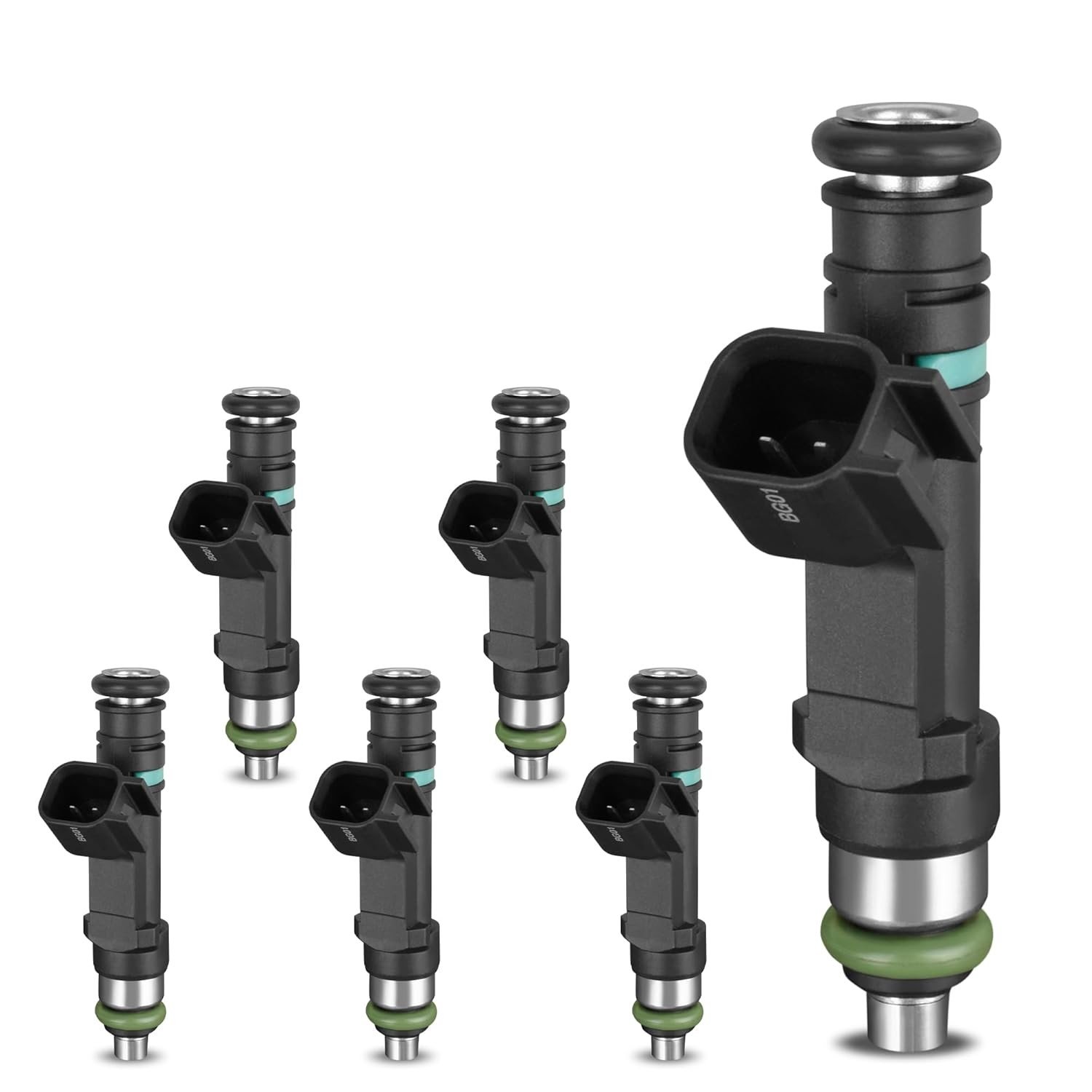 Kit 6 Injetores Combustível 4 Furos HYR 4861667AA para Jeep, Dodge, Chrysler V6 3.3L/3.8L (2007-2011)