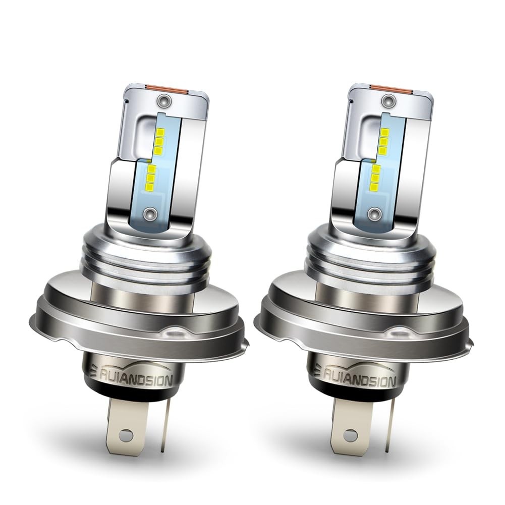 Ruiandsion Lâmpada LED P45T H5 R2: Iluminação Super Brilhante para Sua Moto (6-24V)