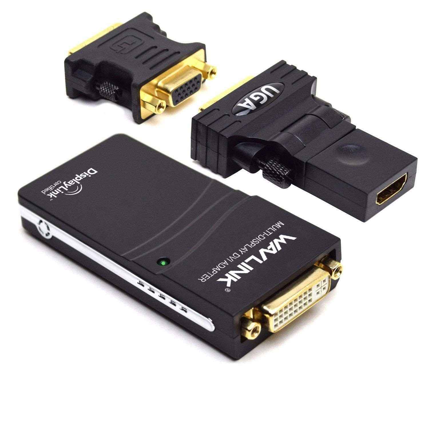 Expanda Sua Produtividade: Adaptador USB 2.0 para HDMI/VGA/DVI com Áudio - Até 6 Monitores!