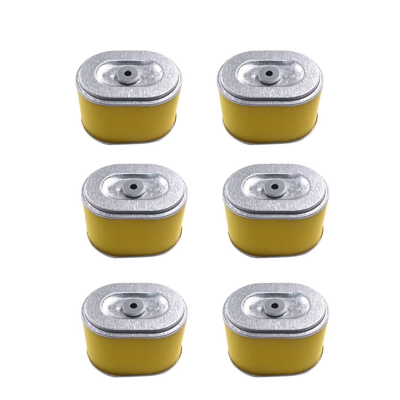 Kit 6 Filtros de Ar para Motores Honda GX160 (5.5HP) e GX200 (6.5HP) - Qualidade UAUS