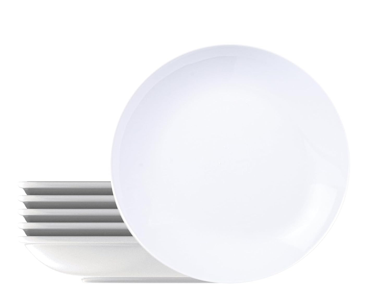 Kit Prato Fundo Tramontina Sophia 22cm em Porcelana Decorada - 6 Peças