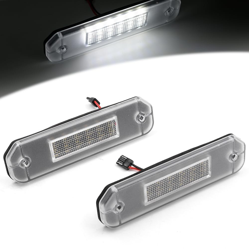 Kit Luz de Placa LED Xenon Branco 6000K para Honda Civic 6ª Geração (92-00) e Del Sol (93-97) - Sem Erros