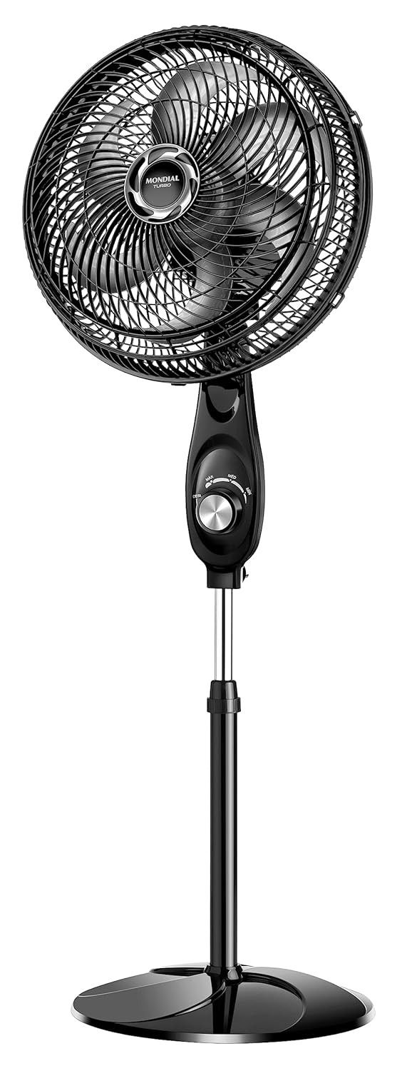 Ventilador Coluna Mondial 30cm 6 Pás 220V - Potência e Silêncio com Design Moderno