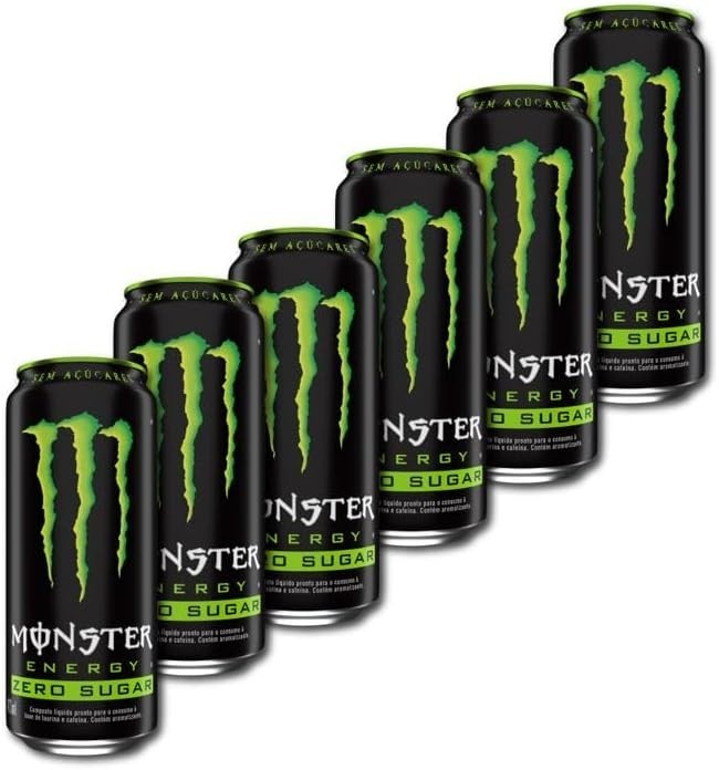 Pack de Monster Energy Zero Açucar - 6 unidades de 473ml