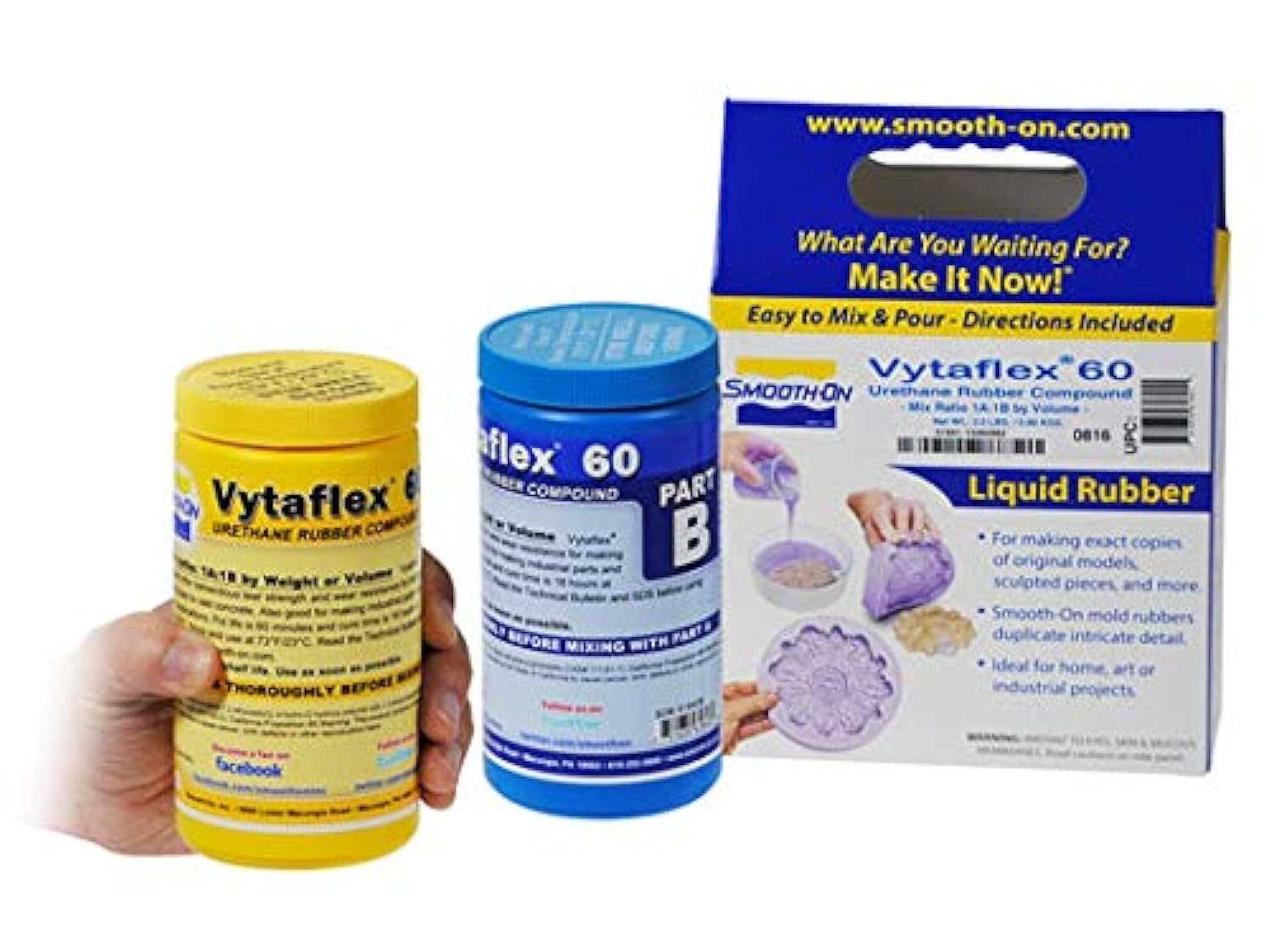 Smooth-On VytaFlex 60: Borracha de Uretano Flexível para Moldes Incríveis