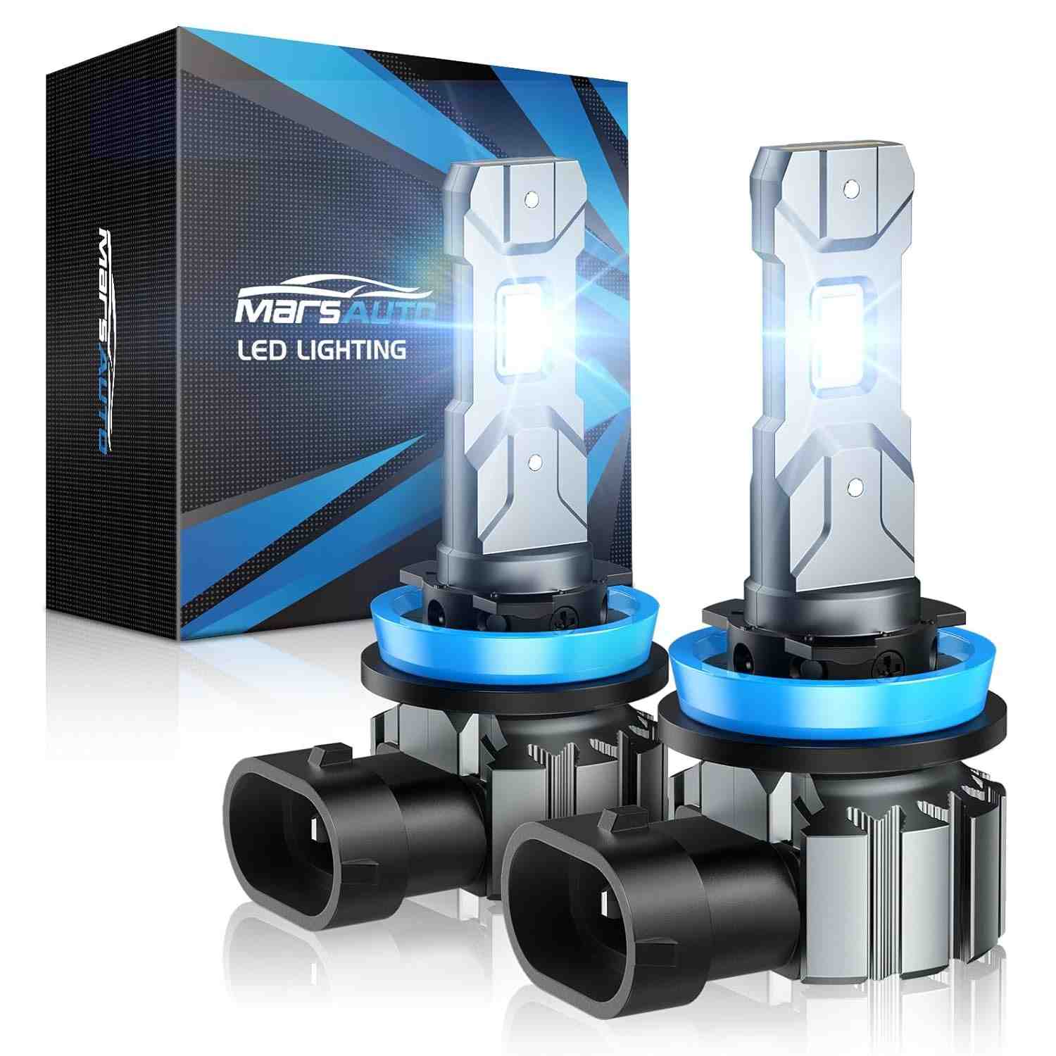 Marsauto Lâmpada H11: Iluminação 30000LM 6000K Brilhante e Durável para seu Carro