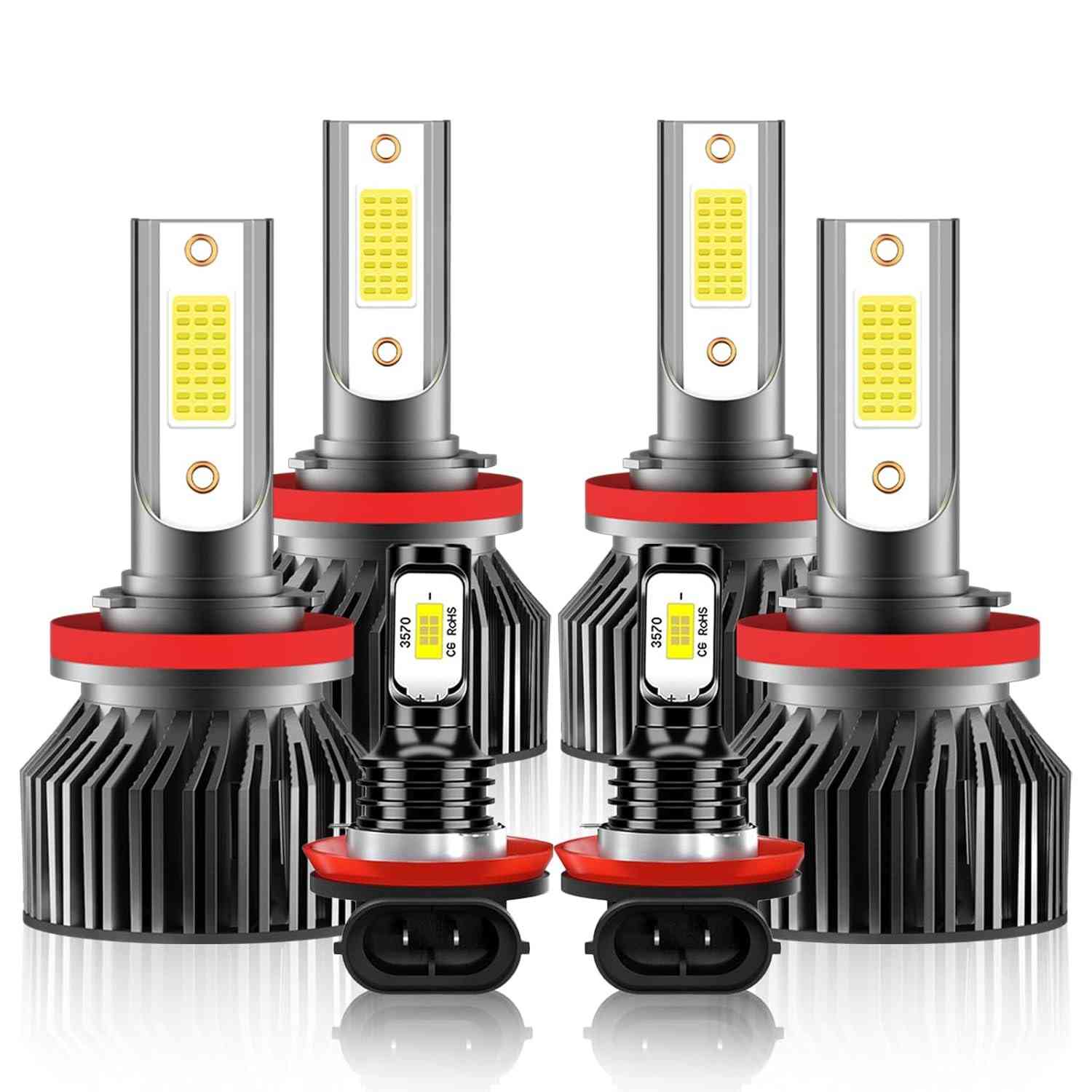 Lâmpadas de Neblina 6000K para Nissan Altima (2007-2018) - Kit com 6 Unidades