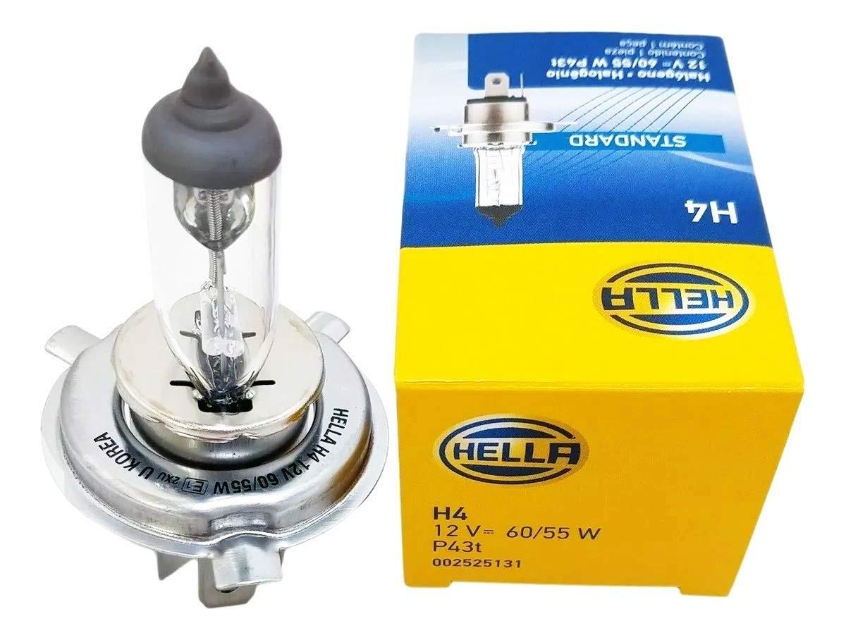 Lâmpada Hella Standard H4 12V 60/55W: Iluminação Confiável e Segura para Seu Veículo